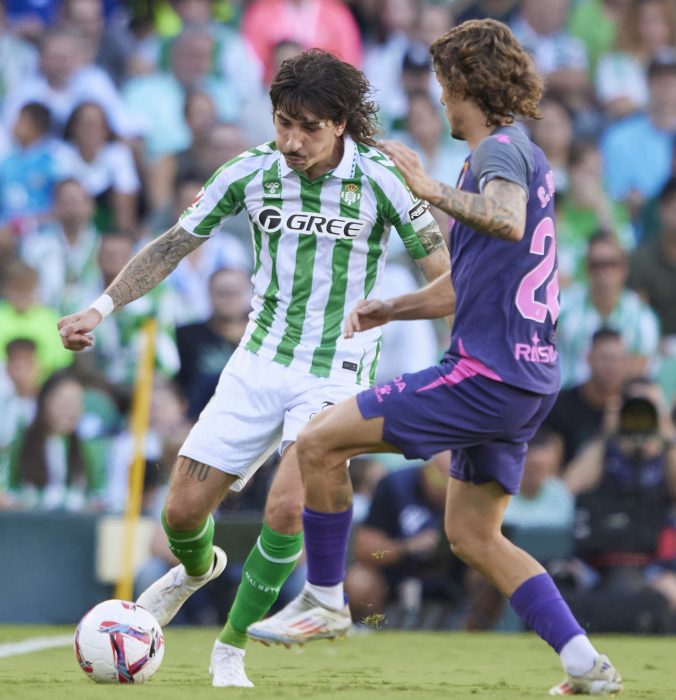 Bellerín durante el encuentro.