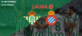 Imagen de la previa del partido Real Betis-RCD Espanyol.