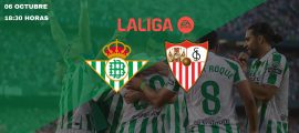 Imagen de la previa del partido Sevilla FC-Real Betis.